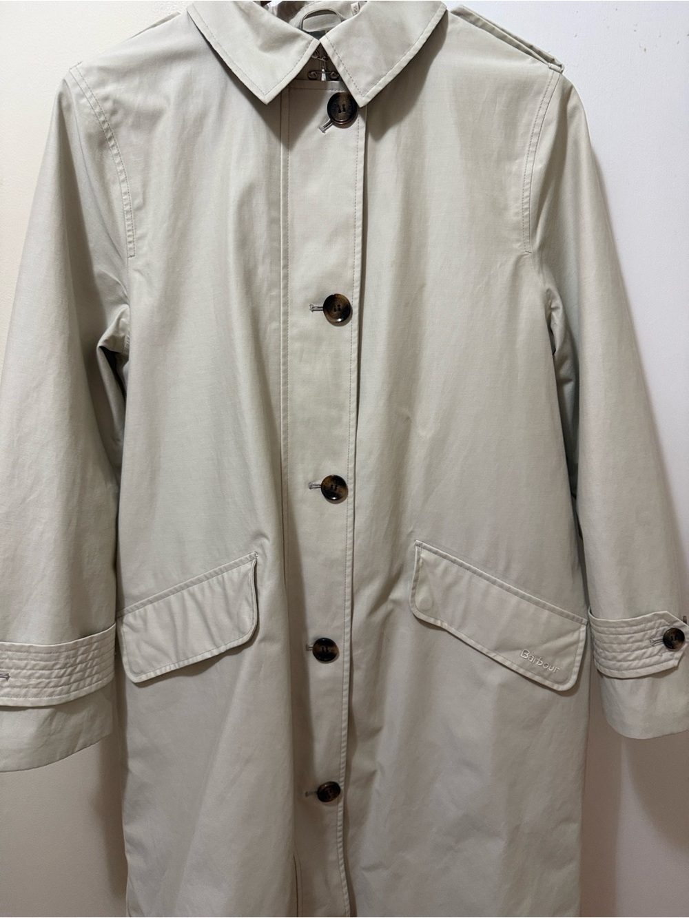 Barbour Camilla Waterproof Trench Coat sz 8